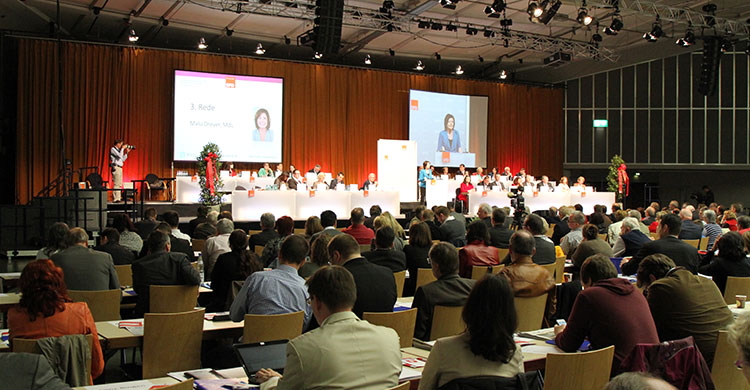 F&uuml;r Tagungen und Kongresse bietet die Eberthalle die beste Ausstattung.