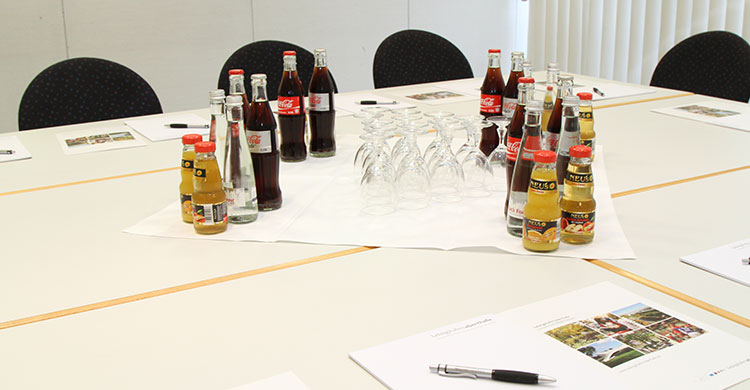 Essen und Getr&auml;nke f&uuml;r Kongresse und Meetings